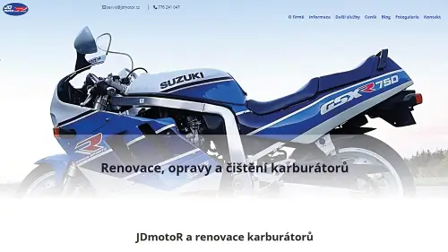 webová prezentace firmy JDmotoR